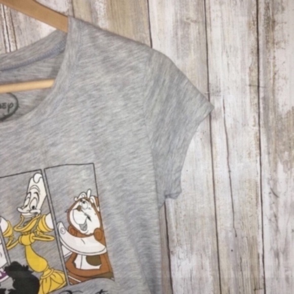 Disney Beauty & The Beast Gray Tee - Picture 3 of 4